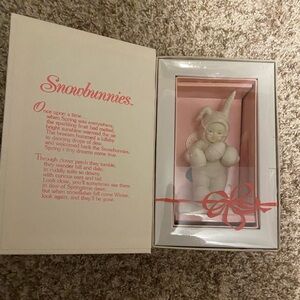 Department 56 Easter snowbunnies figurine